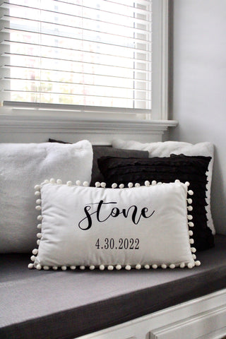 custom name pillows