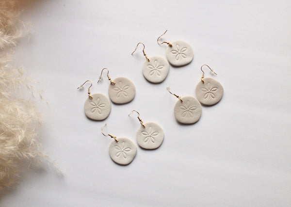 sand dollar earrings