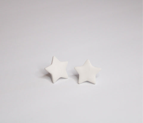 white star studs