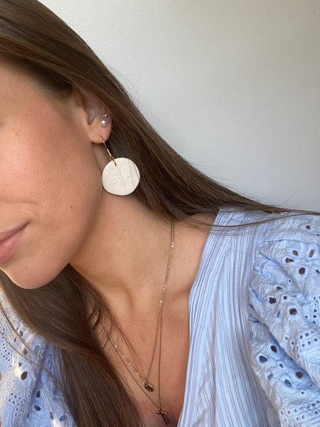 sand dollar earrings