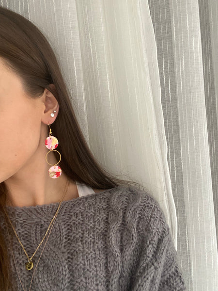 valentine’s terrazzo dangles