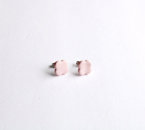 baby pink moroccan studs