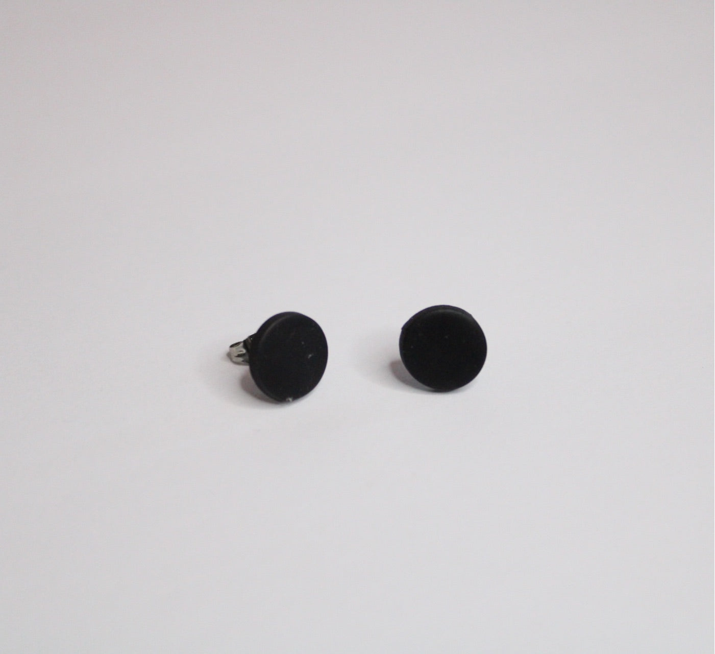 black circle studs