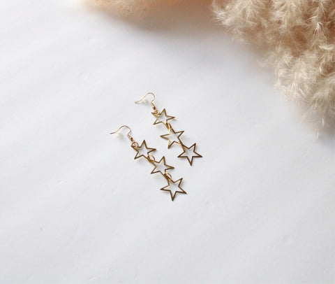 brass star dangles