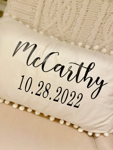 custom name pillows