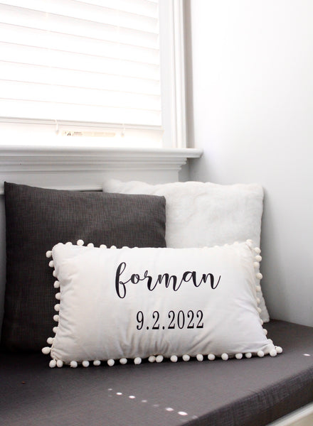 custom name pillows