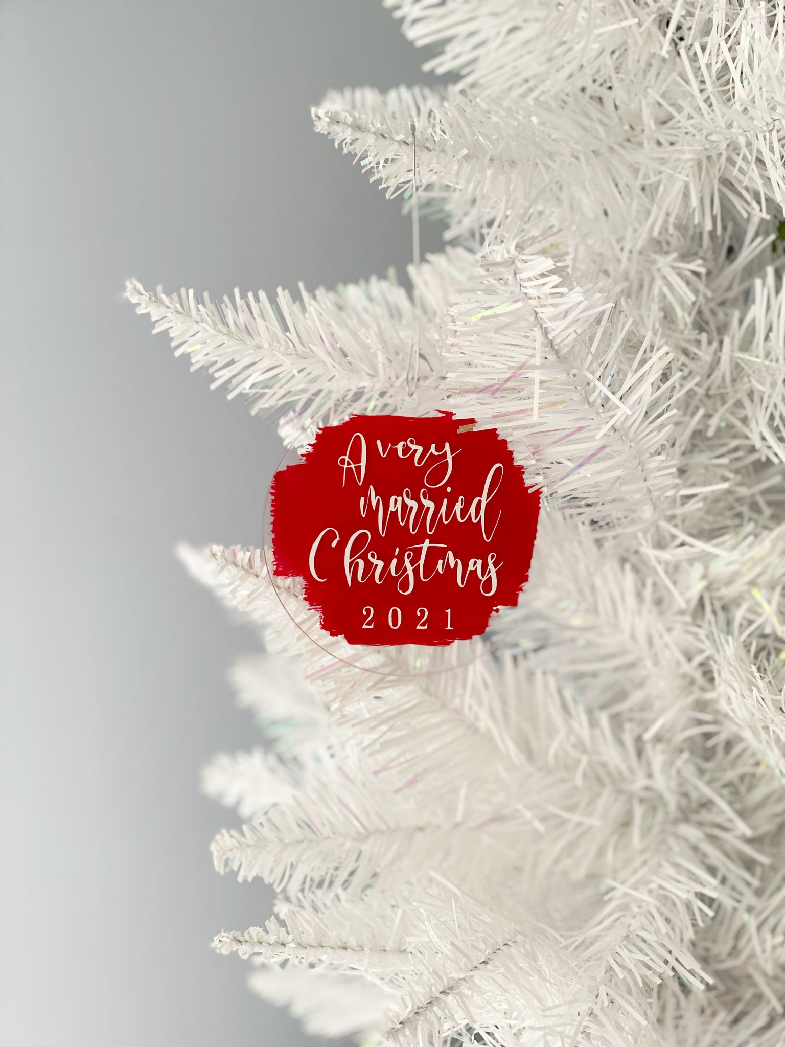 “Very Married Christmas” ornament
