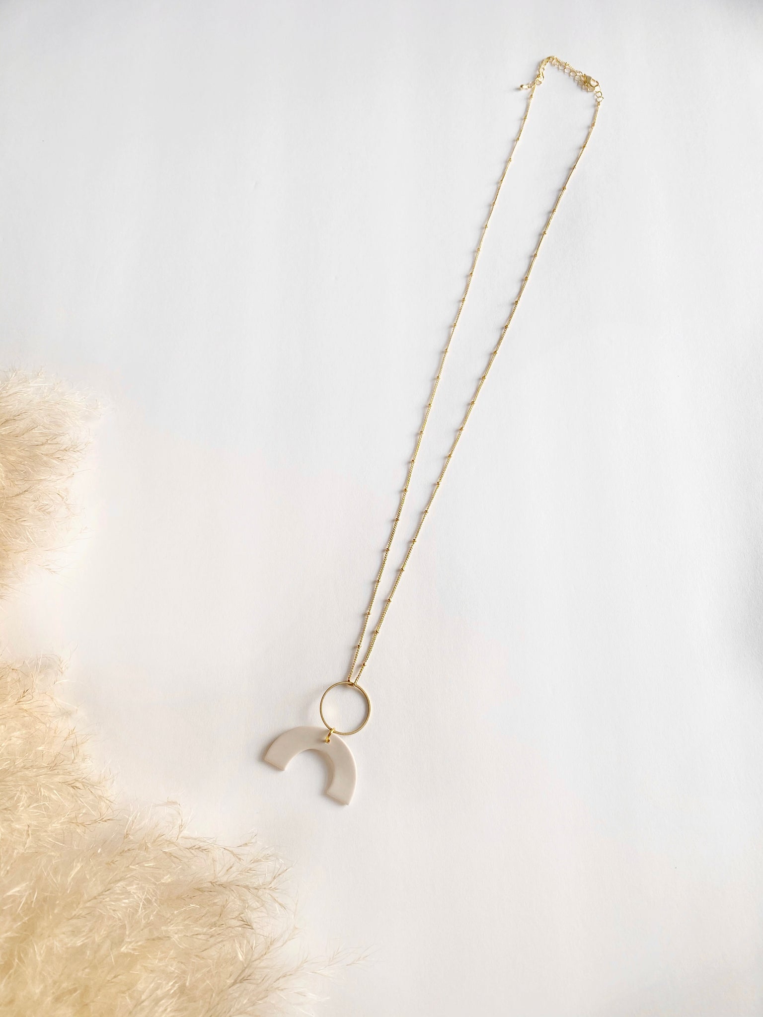 Brooklyn necklace - cream